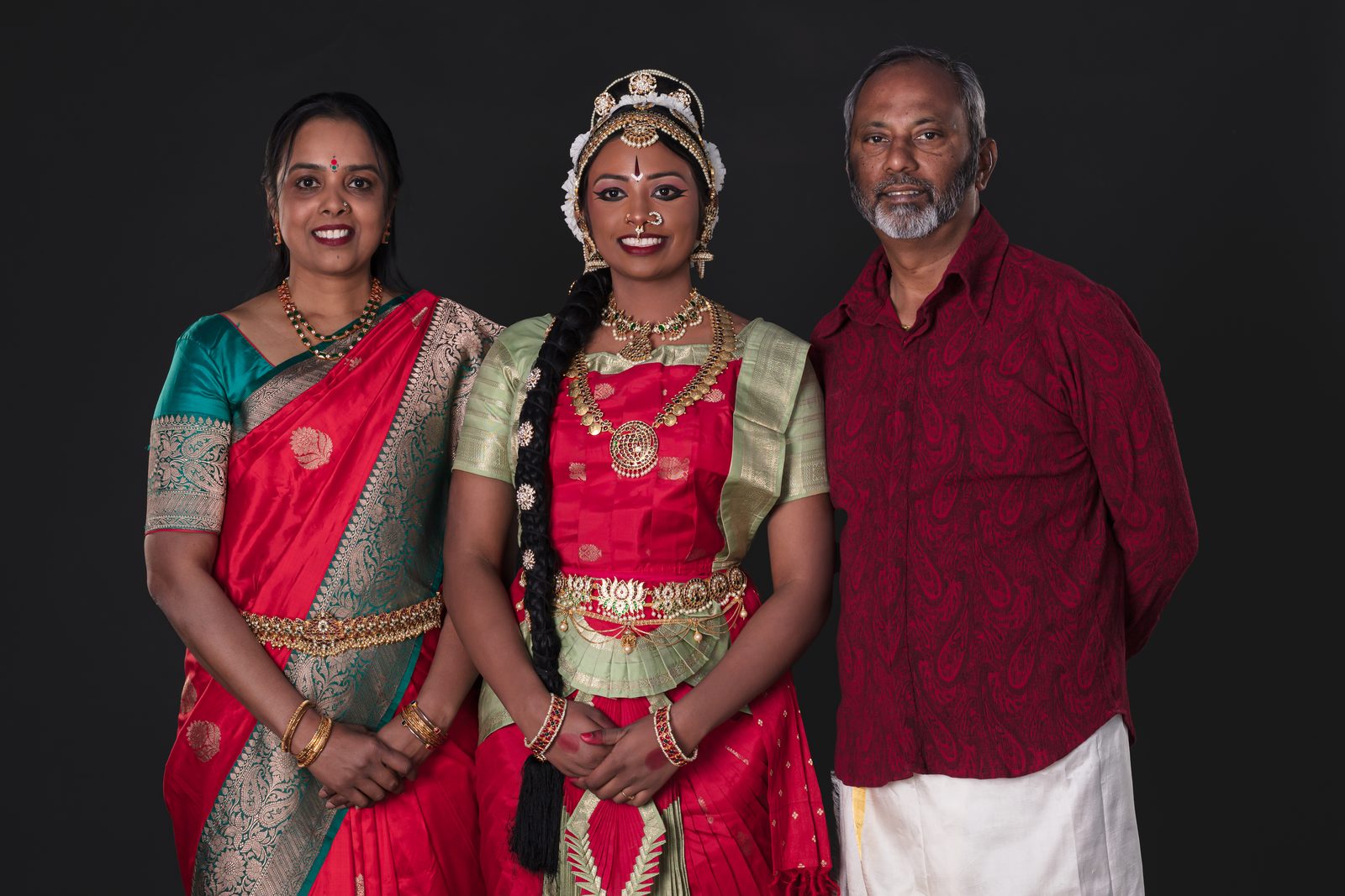 Uma, Sruthi, and Mohan